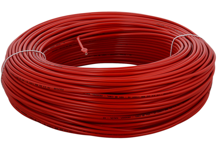 PVC Insulated Electrical Cable 2.5mm 1ft (Red)