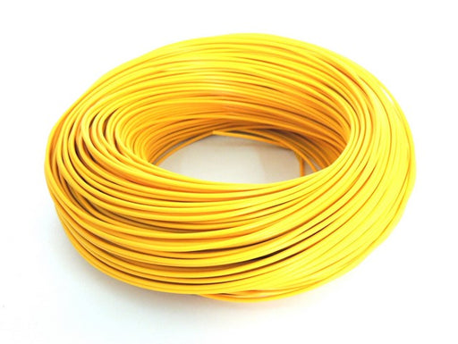 PVC Insulated Electrical Cable 2.5mm 1ft (Yellow)