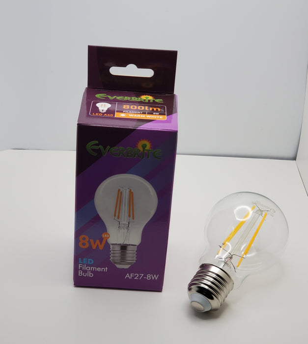 Everbrite LED Filament Bulb 8W E27