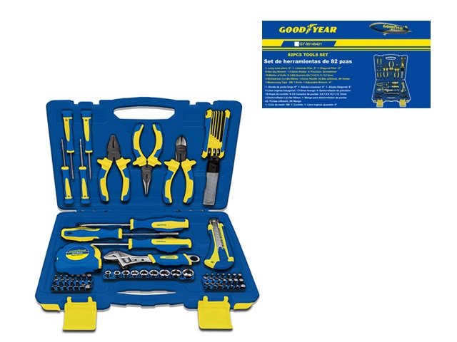 Goodyear 82 piece Tool Set  GY-90140421