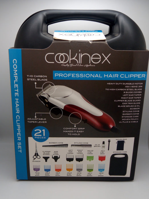 Cookinex Professional Hair Clipper 21 Pieces