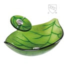 Green Leaf Glass Vessel Sink SA-4395