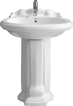 Pedestal Basin Sona #1061 White