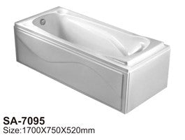 Fiberglass White Bathtub SA-7095