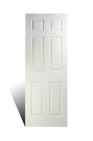 White Moulded Panel Ply Door 32" X 80"