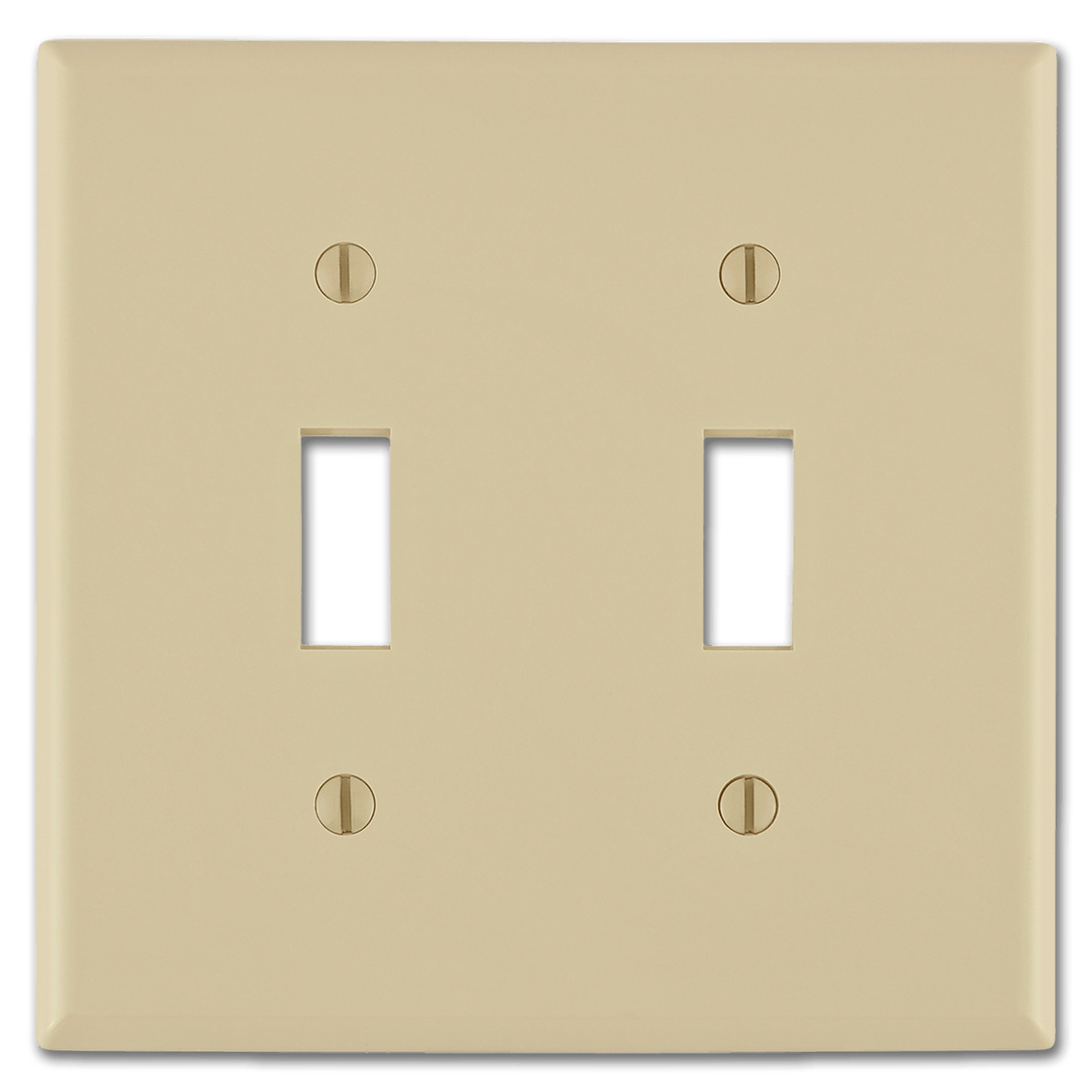 Ivory 2 Gang Switch Plate — Greenwood Plaza