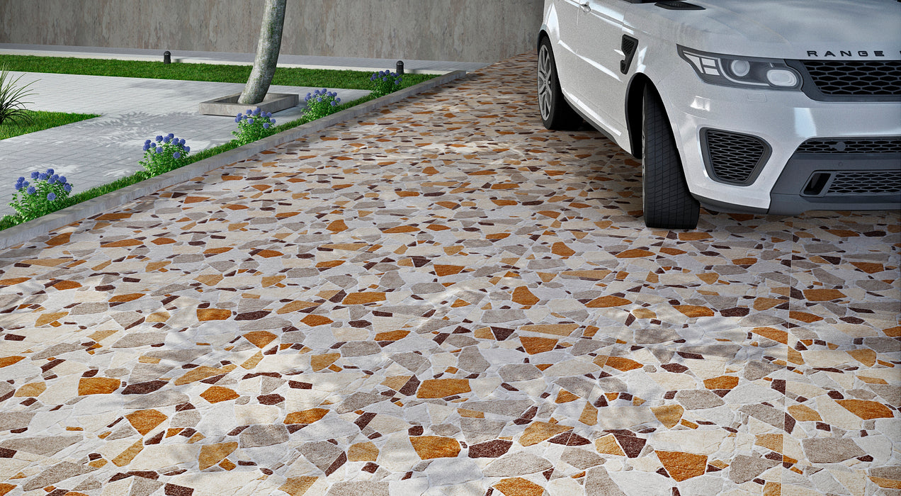 57203 Condotti Ceramic Floor Tile 22" X 22"