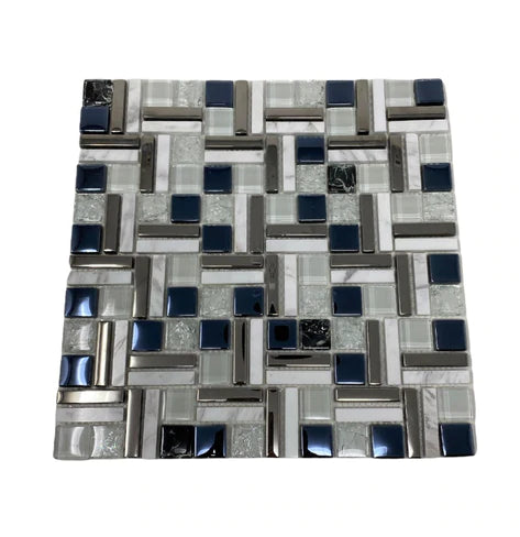 Tile: Mosaic Domino BW (11 pcs/box)