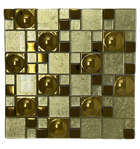 Tile: Mosaic Ball Brown (9 pcs/box)