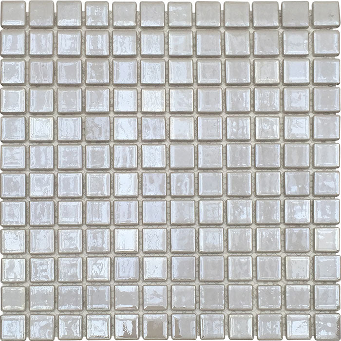 Branco Eco Iris Glass Mosaic Tile 12"x12"