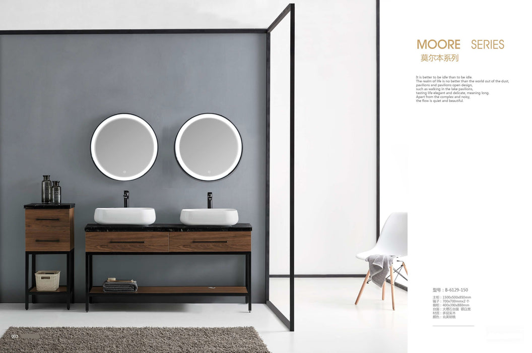 Moore Series Bathroom Vanity Cabinet B-6129-150