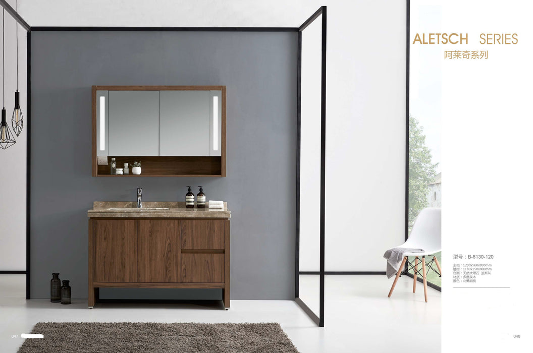 Aletsch Series Bathroom Vanity Cabinet B-6130-120